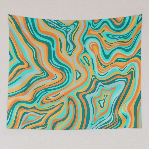Item preview, Aero Blue and Atomic Tangerine Inkscape designed and sold by TheSkullArmy.