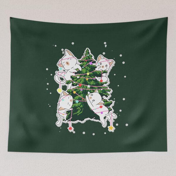 Item preview, Christmas cat tree - cute christmas designed and sold by Hoetoons.