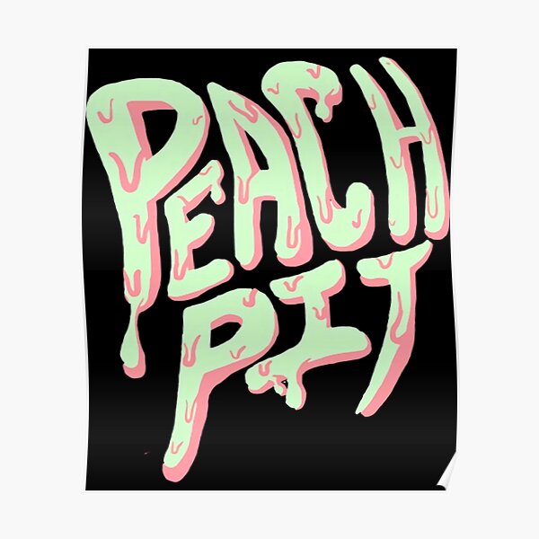 Peach Pit Posters Redbubble