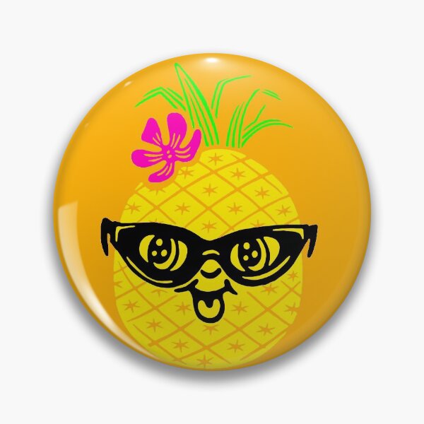 Item preview, cute pineapple glasses designed and sold by ompongalfina.