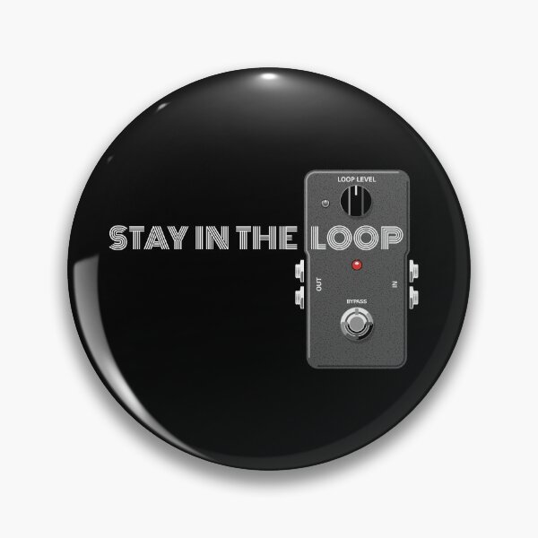 Item preview, Stay In The Loop (grey) designed and sold by Muso-Art.