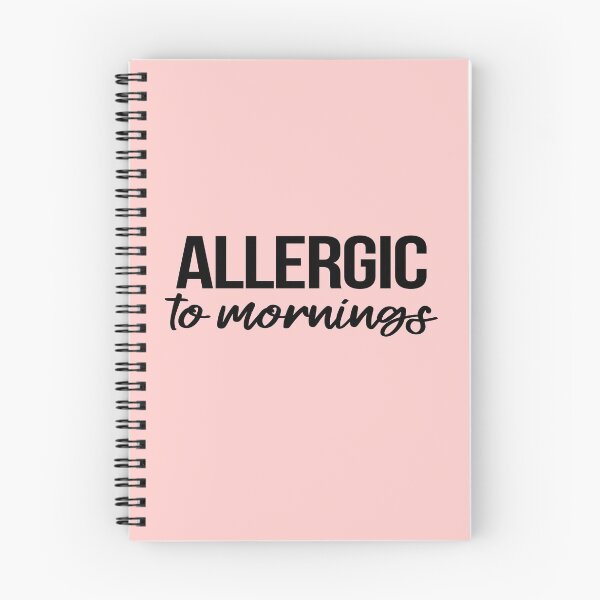 Item preview, Allergic to mornings designed and sold by LiveToLearn.
