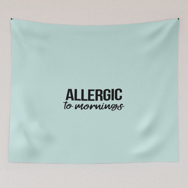 Item preview, Allergic to mornings designed and sold by LiveToLearn.