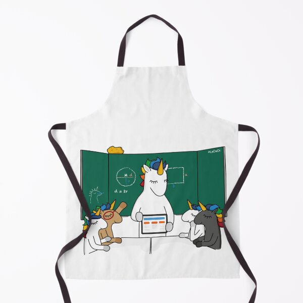 Item preview, Unicorn School (classic black board) designed and sold by LaDaDi.