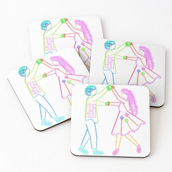 Item preview, Neon Dancing Couple designed and sold by BeatyinChaos.