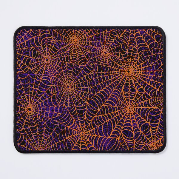 Item preview, Spiderwebs - Halloween Orange & Purple designed and sold by ViLe-CULT.