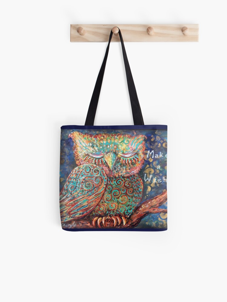 Thumbnail 1 of 2, Tote Bag, Make a wish designed and sold by Cheryle.