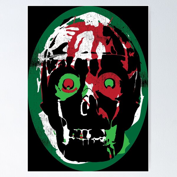 Item preview, Bloody Skull of Truth (Devil Egg Scary Face) designed and sold by TheDirtyType.