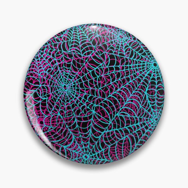 Item preview, Spiderwebs - Neon Blue & Pink designed and sold by ViLe-CULT.