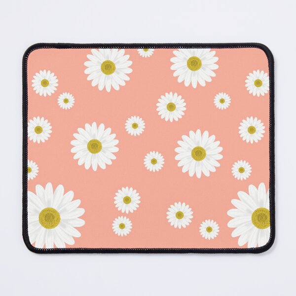 Item preview, Pretty White Daisy Flowers Pattern Art  designed and sold by jvcoart.