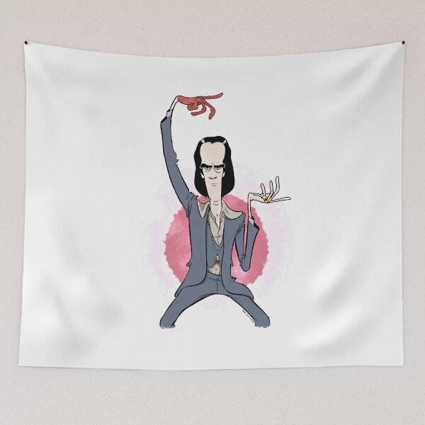 Item preview, Funny Gift Nick Cave Mens Womens Retro Wave designed and sold by MarianeHamill.