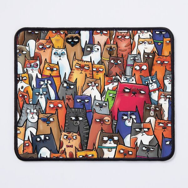 Item preview, Suspicious Kitties designed and sold by Grasdal.