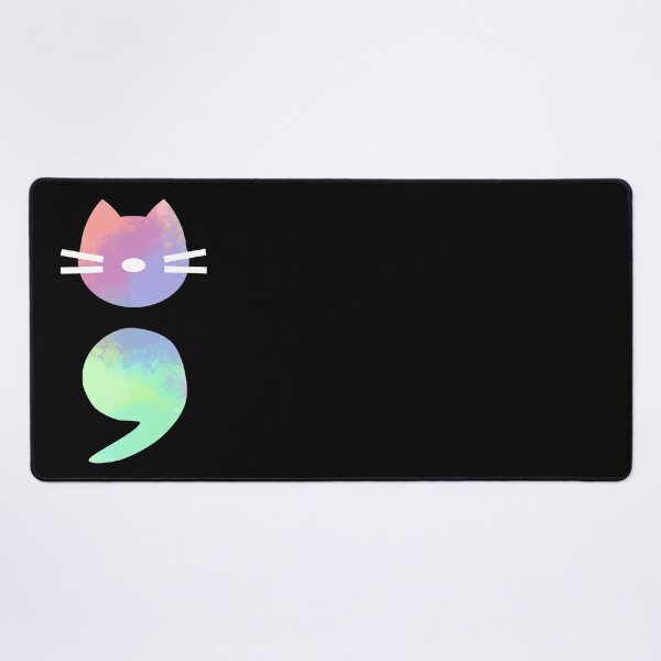 Item preview, Pastel Semicolon Cat designed and sold by SparkSnaps.