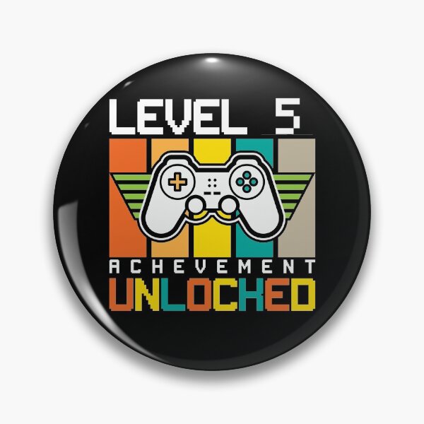 Item preview, 5th Birthday Shirt, Level 5 Achievement Unlocked T-Shirt, Video Gamer Gift, Gaming Shirt, Birthday Gamer Shirt designed and sold by UrbanJupiter1.