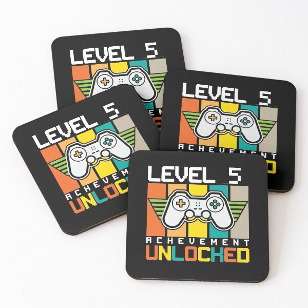 Item preview, 5th Birthday Shirt, Level 5 Achievement Unlocked T-Shirt, Video Gamer Gift, Gaming Shirt, Birthday Gamer Shirt designed and sold by UrbanJupiter1.