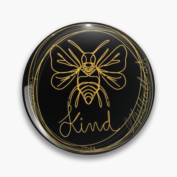 Item preview, Minimalistic yellow bee, Bee Kind designed and sold by mcb-jp.