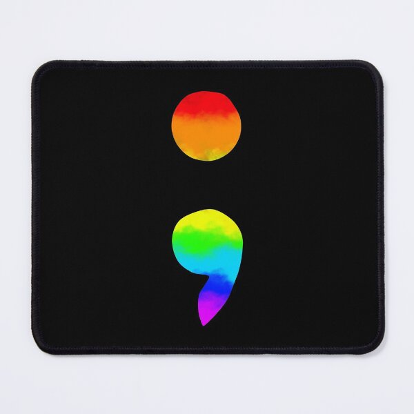 Item preview, Semicolon Pride 2 designed and sold by SparkSnaps.