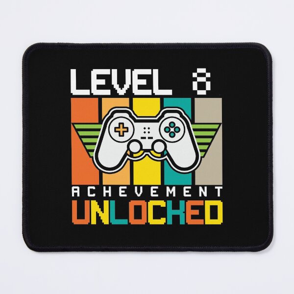Item preview, 8th Birthday Shirt, Level 8 Achievement Unlocked T-Shirt, Video Gamer Gift, Gaming Shirt, Birthday Gamer Shirt designed and sold by UrbanJupiter1.
