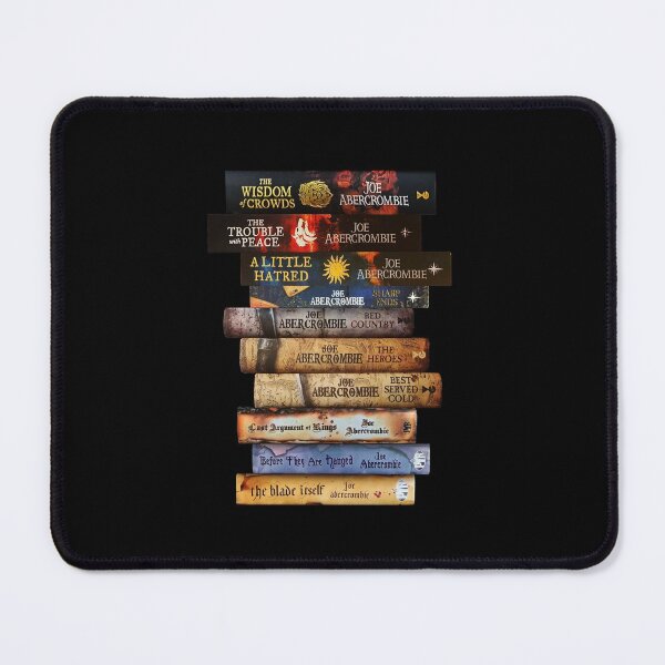 Joe Abercrombie Book Stack Mouse Pad