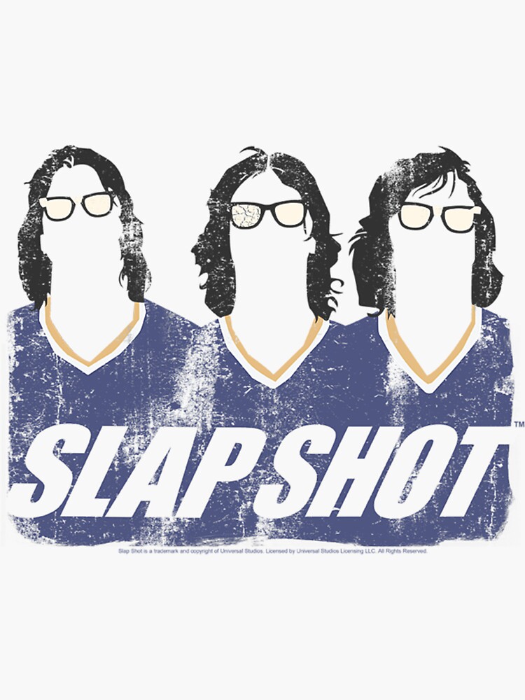 Hanson brothers slap shot! classic t shirt Sticker for Sale by  prescripna7819