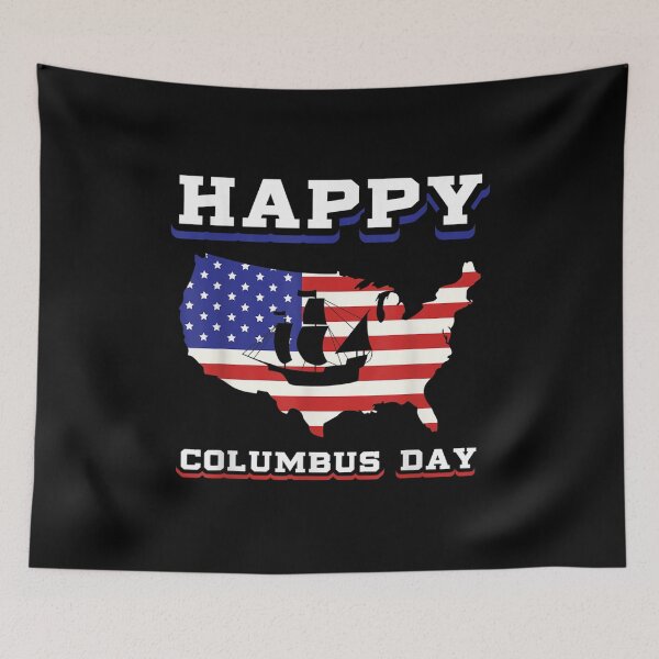 Aperçu de l'œuvre Joyeux Columbus Day pour un amérindien créée et vendue par Hampusdahlin.