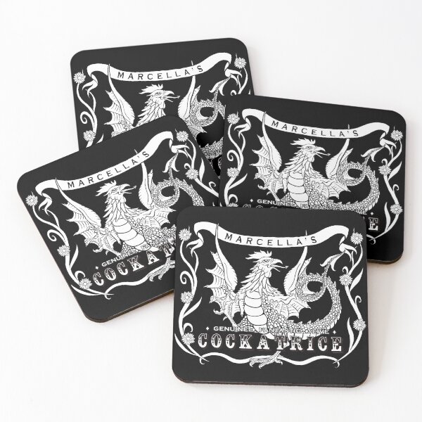Item preview, Marcella's Cockatrice - Black & White designed and sold by ViLe-CULT.