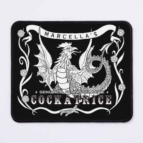Item preview, Marcella's Cockatrice - Black & White designed and sold by ViLe-CULT.