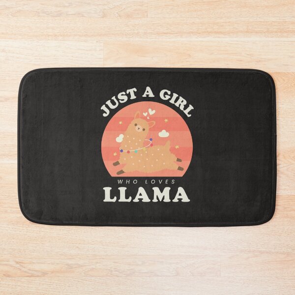 Item preview, Just a girl who loves llama  dark theme designed and sold by Freewind-Studio.