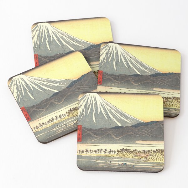Item preview, Mount Fuji landscape - Japanese Woodcut Prints designed and sold by mosgol.