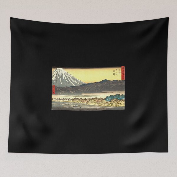 Item preview, Mount Fuji landscape - Japanese Woodcut Prints designed and sold by mosgol.