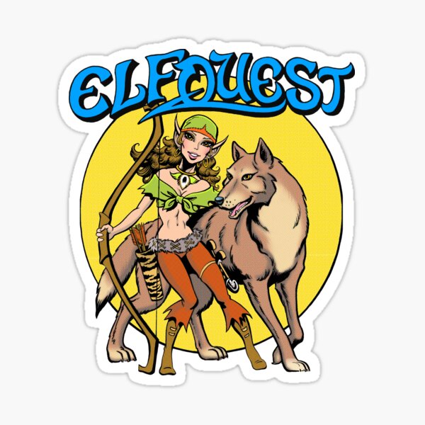 ElfQuest: Retro Nightfall Sticker