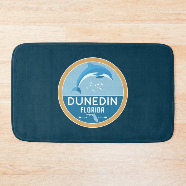 Item preview, Dunedin Florida Retro FL Atlantic Ocean Dolphin Badge   designed and sold by sideburns556.
