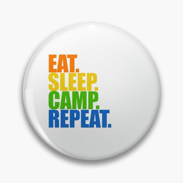 Item preview, Eat Sleep Camp Repeat designed and sold by officialfanclub.