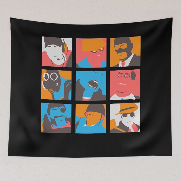 Item preview, Fortress characters face art designed and sold by FosterWillei.