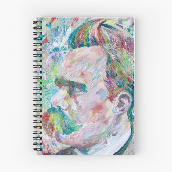 Item preview, FRIEDRICH NIETZSCHE - oil portrait .2 designed and sold by lautir.