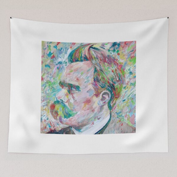 Item preview, FRIEDRICH NIETZSCHE - oil portrait .2 designed and sold by lautir.