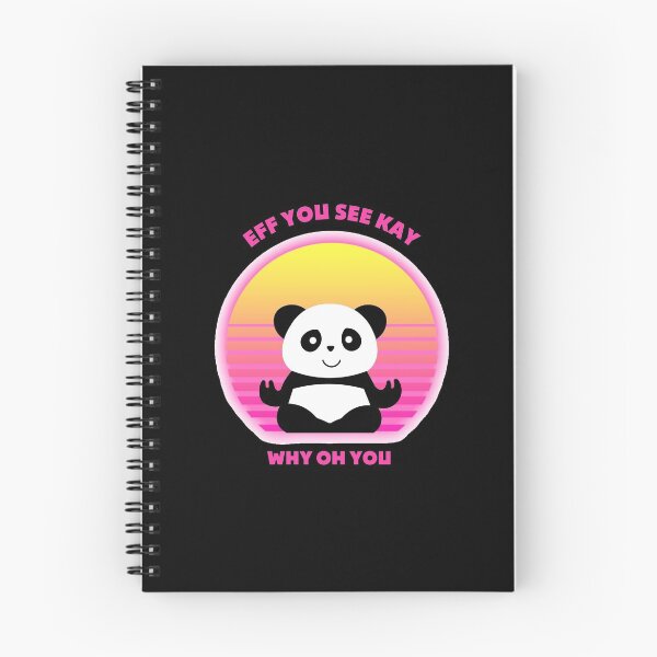 Item preview, Eff You See Kay Why Oh You | Retro Vintage Panda Sunset Design designed and sold by D-Shirt-More.