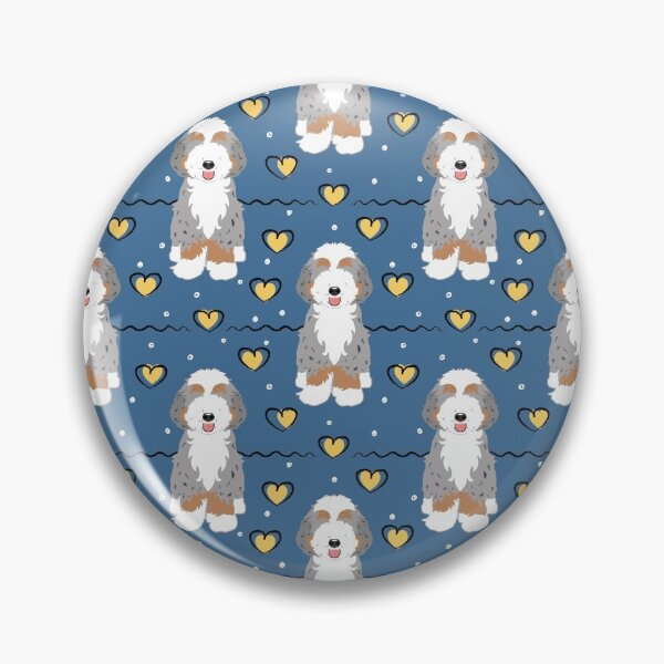 Item preview, LOVE Tri Color Aussiedoodle designed and sold by Lulupainting.
