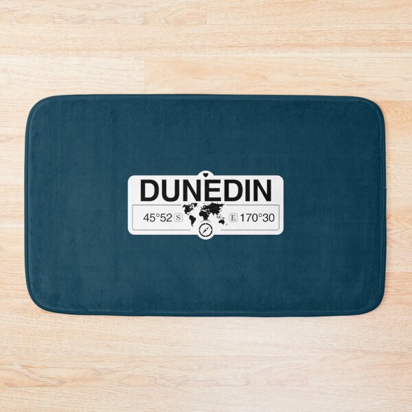 Item preview, Dunedin Otago with World Map Coordinates GPS and Compass     designed and sold by sideburns556.