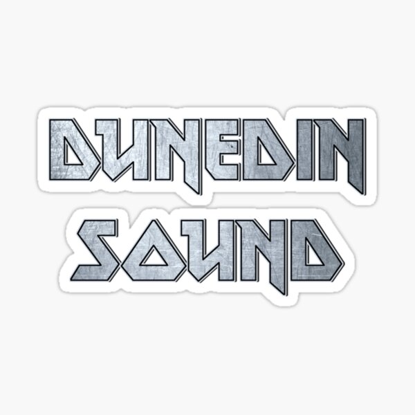 "Dunedin Sound " Sticker for Sale by sideburns556 Redbubble