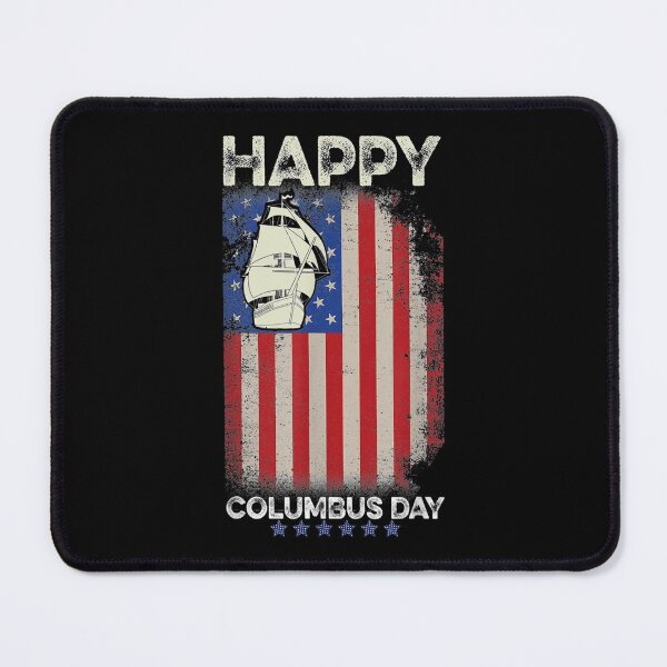Item preview, Happy Columbus Day Veteran ship flag design designed and sold by Hampusdahlin.