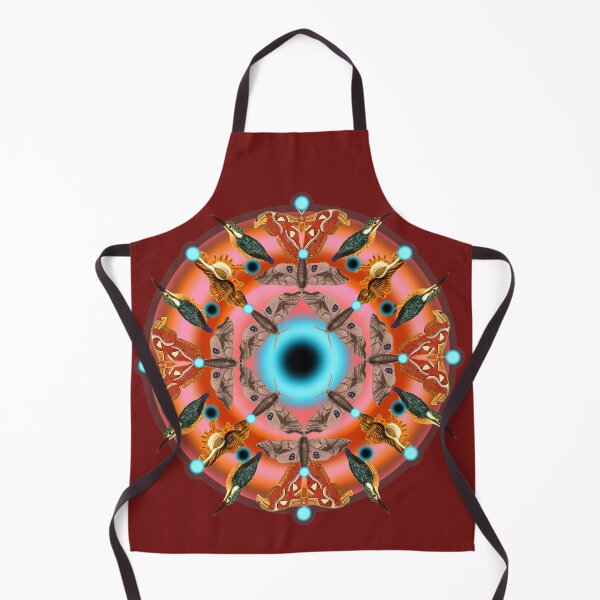 Item preview, calm nature mandala (pink and orange) designed and sold by sandpiperstudio.