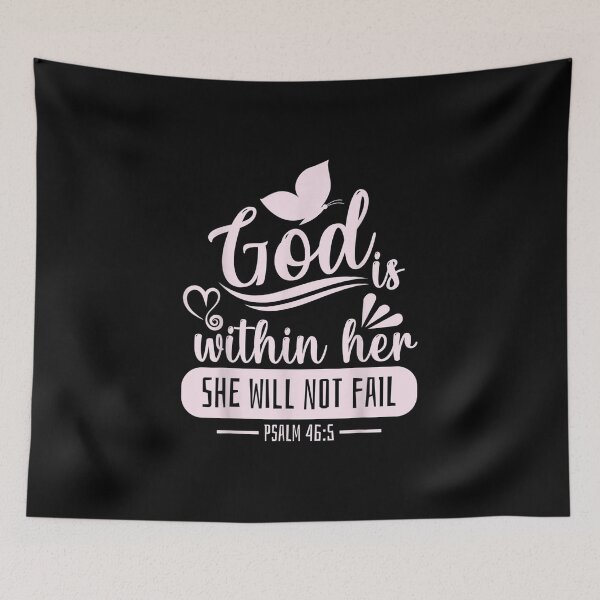 Item preview, Christian Bible Verse Psalm 46:5 designed and sold by Tomaswikstrom.