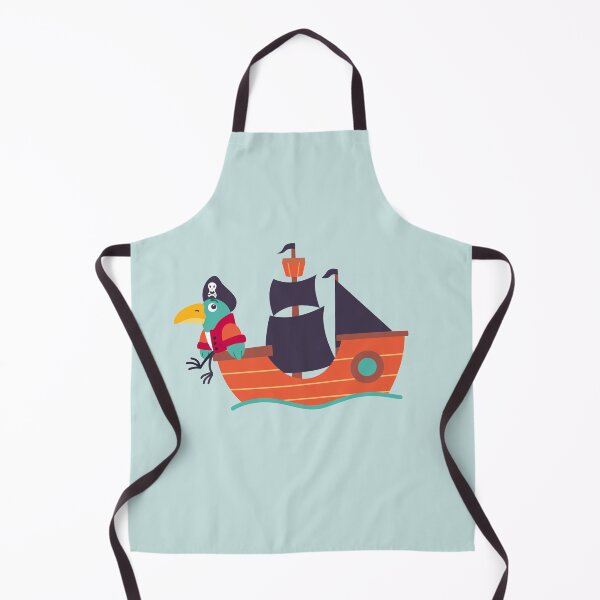 Item preview, Ahoy! Capitan Parrot on Ship! designed and sold by Domska.