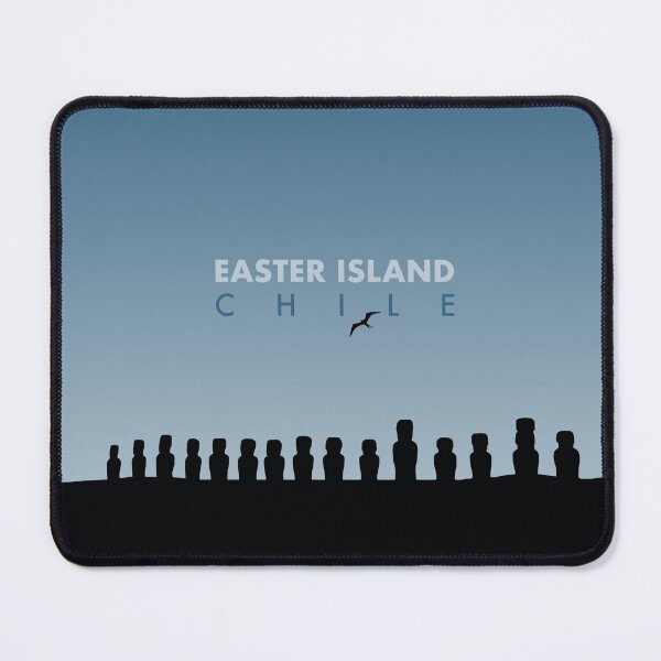 Item preview, Easter Island Rapa Nui Minimalist Art - Chile Gift designed and sold by PilgrimageShop.
