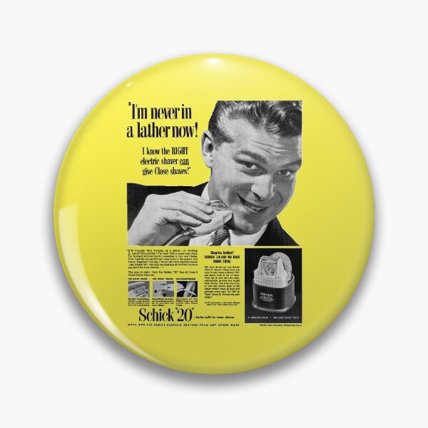 Item preview, SCHICK ELECTRIC SHAVER - ADVERT designed and sold by ThrowbackAds.