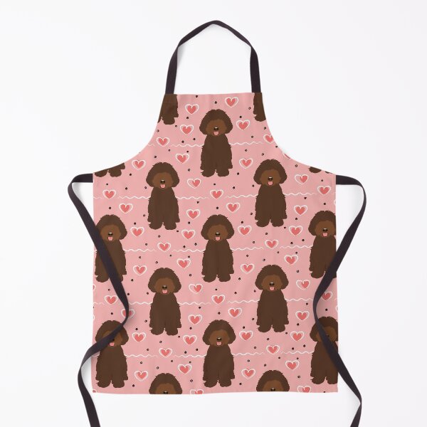 Item preview, LOVE Chocolate Aussiedoodle designed and sold by Lulupainting.