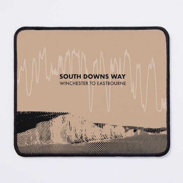 Item preview, The South Downs Way Elevation Art - Brown designed and sold by PilgrimageShop.
