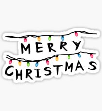 Stranger Christmas Sticker