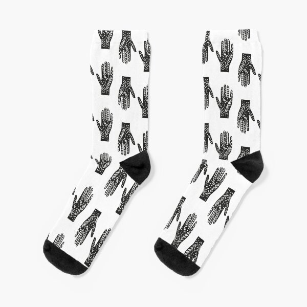 Hand – Händeabdruck T-Shirt – hands shirt Socken